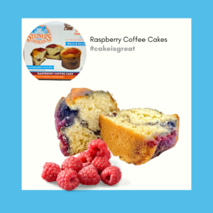 12 Raspberry Coffee Cakes